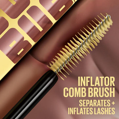 Colossal Bubble Mascara, get Buildable Volume and Length for Bold, Separated Lashes, for 24HR, Maybelline