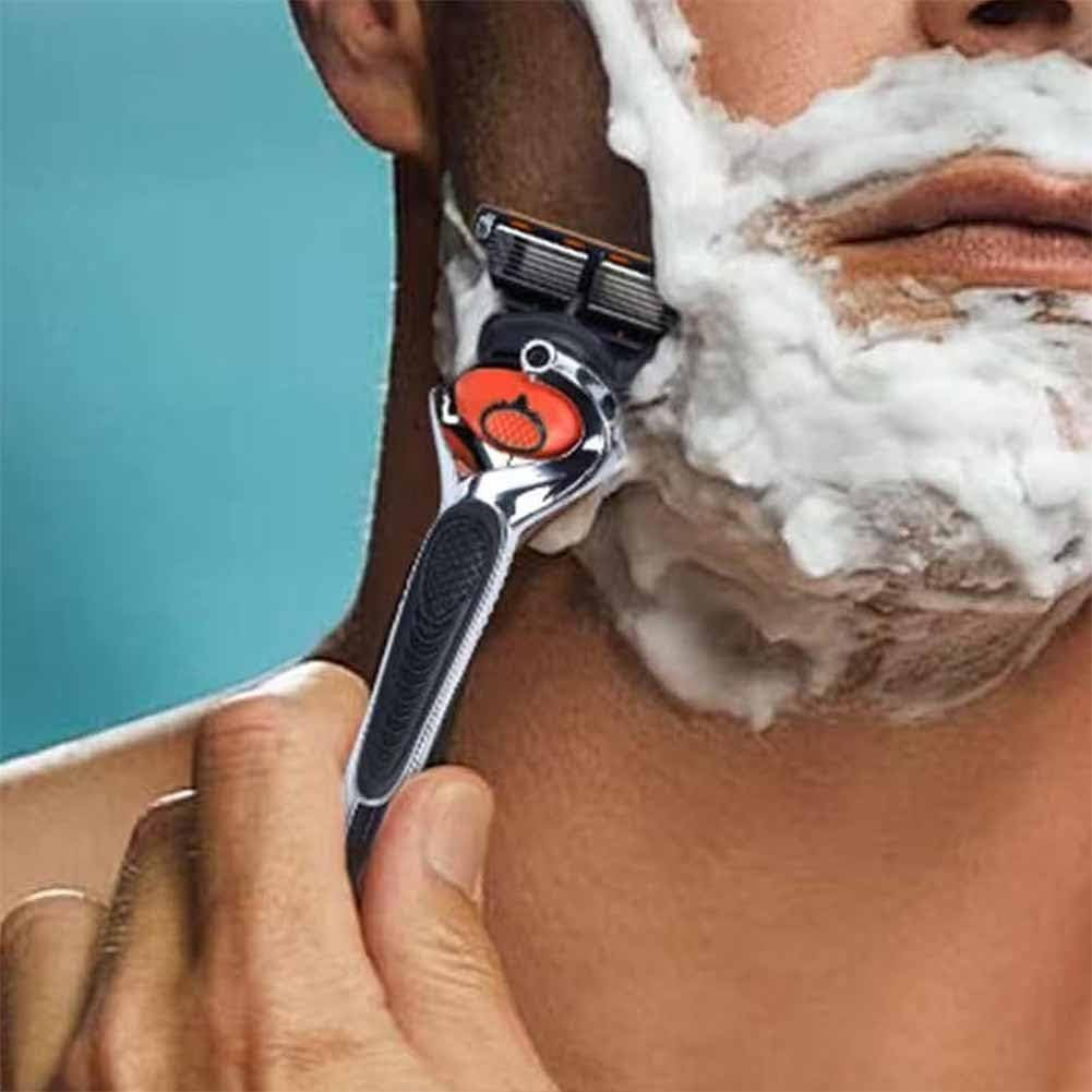 48-Piece Men's Razor Blade Replacement Set with Free Handle - Ultra Sharp Stainless Steel Blades for Smooth Shaving, Long Handle Double Edge Razor Blades, Travel Carry Handling Manual Shaver(24pcs)